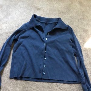 Brandy Melville button up collared shirt